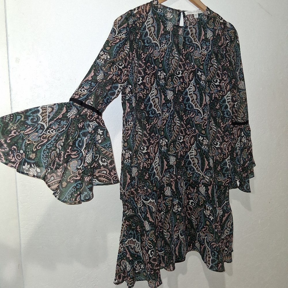 VERONICA BEARD Denver Paisley Dress - Picture 6 of 7